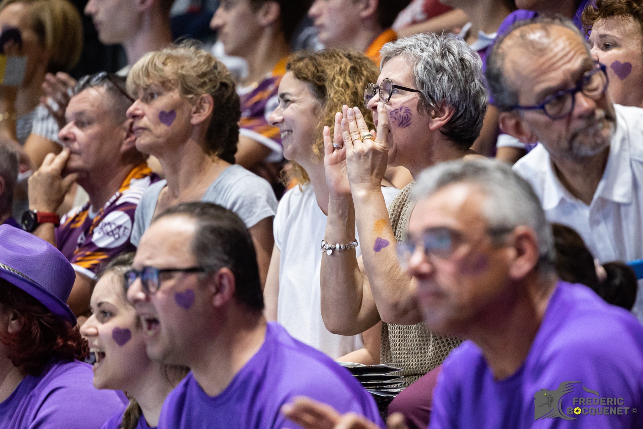 Les fans du Sélestat Alsace Handball encouragent les joueurs