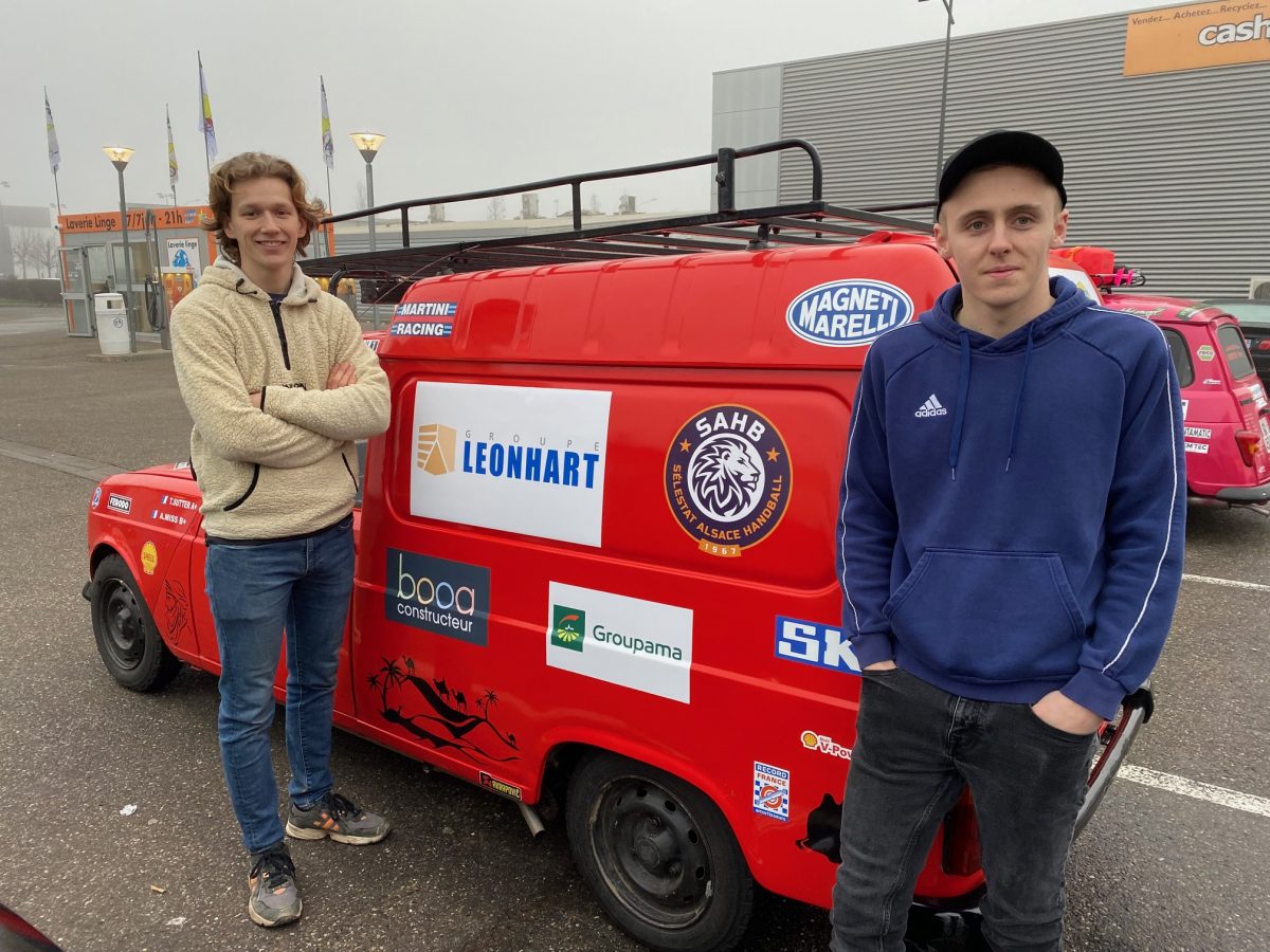 4L Trophy : le SAHB sponsor des 4L Globetrotters !