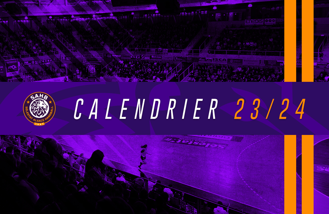 Le calendrier 2023/2024 est sorti !