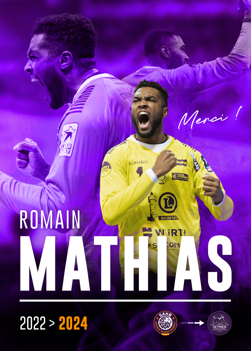 Communiqué officiel : Départ de Romain MATHIAS à l’issue de la saison !