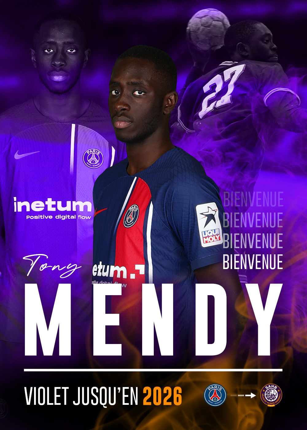 Communiqué officiel : Tony MENDY signe au SAHB !