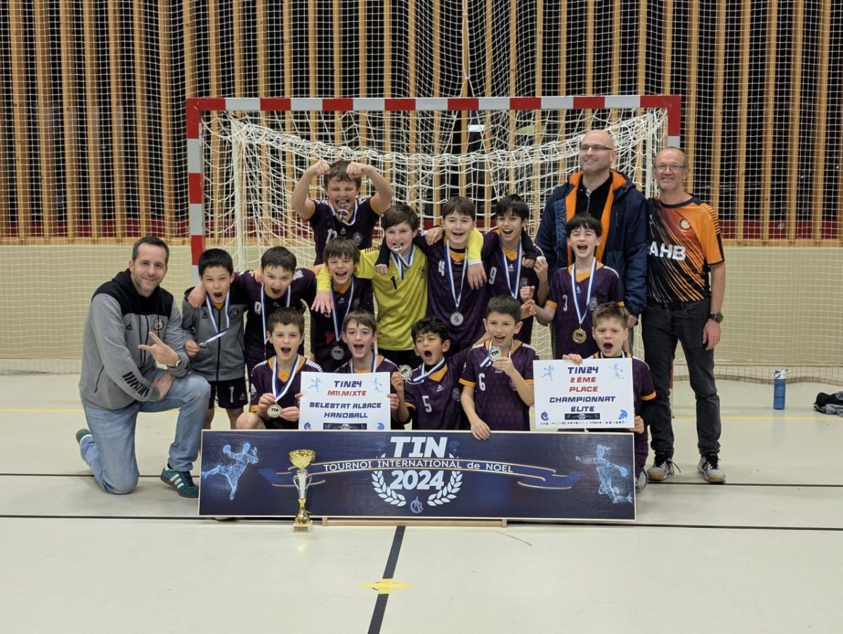 Les moins de 11 ans 2emes au Tournoi International de Noël