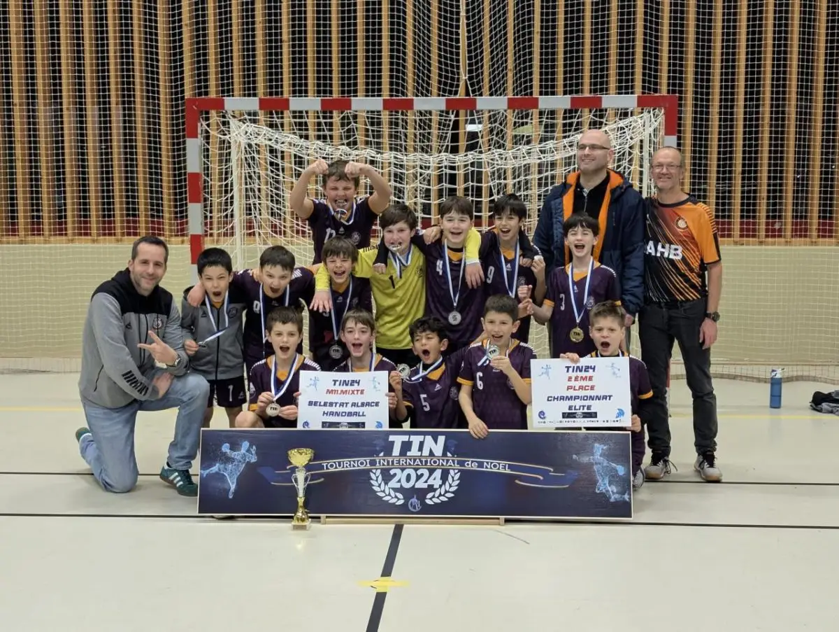 Les moins de 11 ans 2emes au Tournoi International de Noël