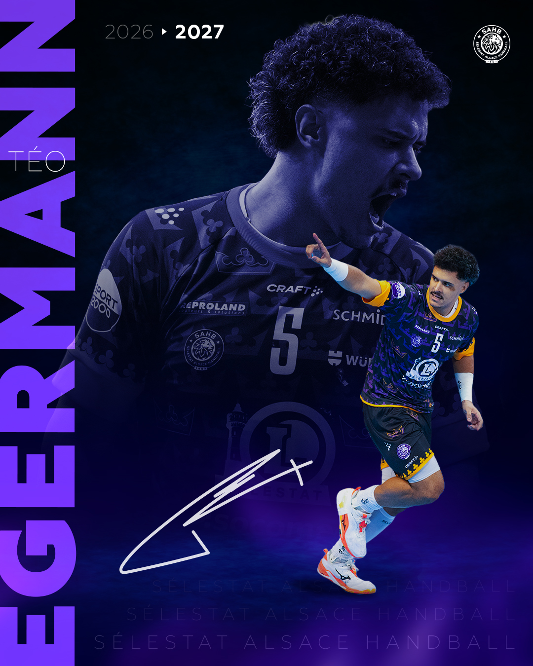 Téo EGERMANN, Violet jusqu&rsquo;en 2027 !